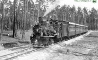 Stroj 159-232 v ele vlaku dne 14. 8. 1955.